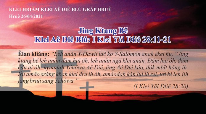 Jing Ktang Bĕ – 26/4/2021