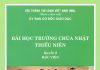 UB.CĐGD: Giới Thiệu Bài Học Kinh Thánh Hàng Tuần Của Thiếu Niên