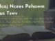Ncaj Ncees Pehawm Tus Tswv – 27/6/2023