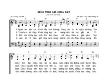 Bài hát: Sống Theo Lời Chúa Dạy