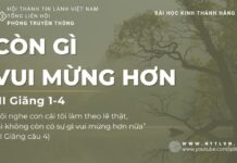 Còn Gì Vui Mừng Hơn – 1/7/2023