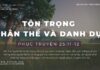 Tôn Trọng Thân Thể Và Danh Dự – 20/1/2024