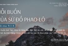 Nỗi Buồn Của Sứ Đồ Phao-lô – 12/9/2024