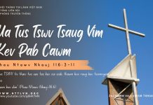 Ua Tus Tswv Tsaug Vim Kev Pab Cawm – 4/11/2025