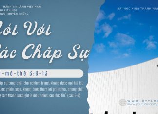 Nói Với Các Chấp Sự – 30/1/2026