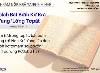 Kơplah Băt Bơih Kơ Kră Yang ‘Lơ̆ng Tơpăt – 1/2/2026