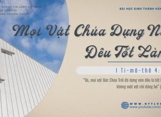 Mọi Vật Chúa Dựng Nên Đều Tốt Lành – 21/2/2026