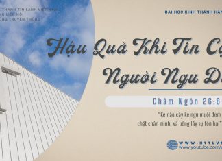 Hậu Quả Khi Tin Cậy Người Ngu Dại – 22/2/2026