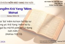 Jơhngơ̆m Kră Yang ‘Mêm Mơnat – 5/2/2026