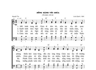 Bài hát: ĐỒNG HÀNH VỚI CHÚA