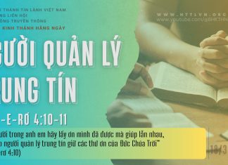 Người Quản Lý Trung Tín – 18/3/2026