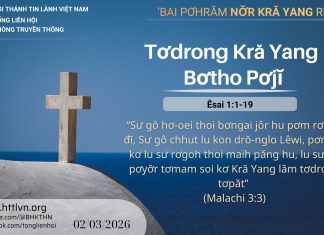 Tơdrong Kră Yang Bơtho Pơjĭ – 2/3/2026
