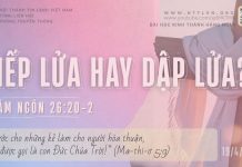 Tiếp Lửa Hay Dập Lửa? – 19/4/2026