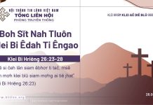Boh Sĭt Nah Tluôn Klei Bi Êdah Ti Êngao – 26/4/2026