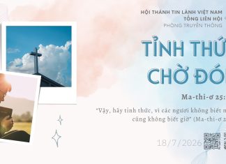 Tỉnh Thức Chờ Đón – 18/7/2026