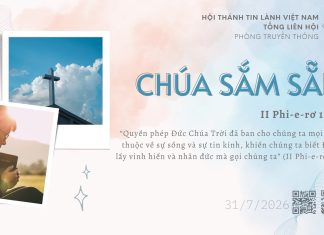 Chúa Sắm Sẵn – 31/7/2026