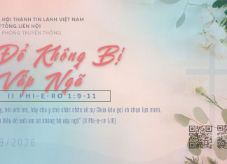 Để Không Bị Vấp Ngã – 13/8/2026