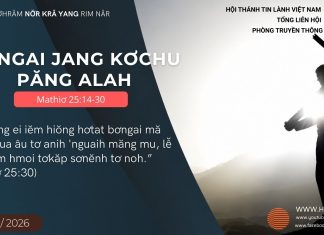 Bơngai Jang Kơchu păng Alah – 18/8/2026