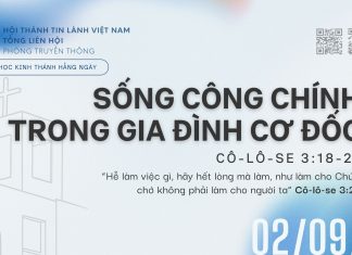 Sống Công Chính trong Gia Đình Cơ Đốc – 2/9/2026