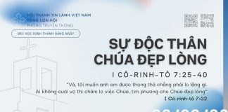 Sự Độc Thân Chúa đẹp lòng – 22/9/2026