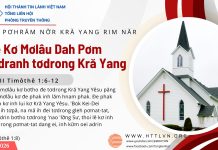 ‘Nĕ Kơ Mơlâu Dah Pơm Kơdranh tơdrong Kră Yang – 12/9/2026